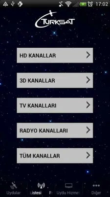 Turksat android App screenshot 2